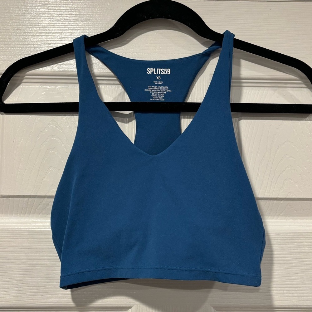 SPLITS59 Racerback Longline Sports Bra